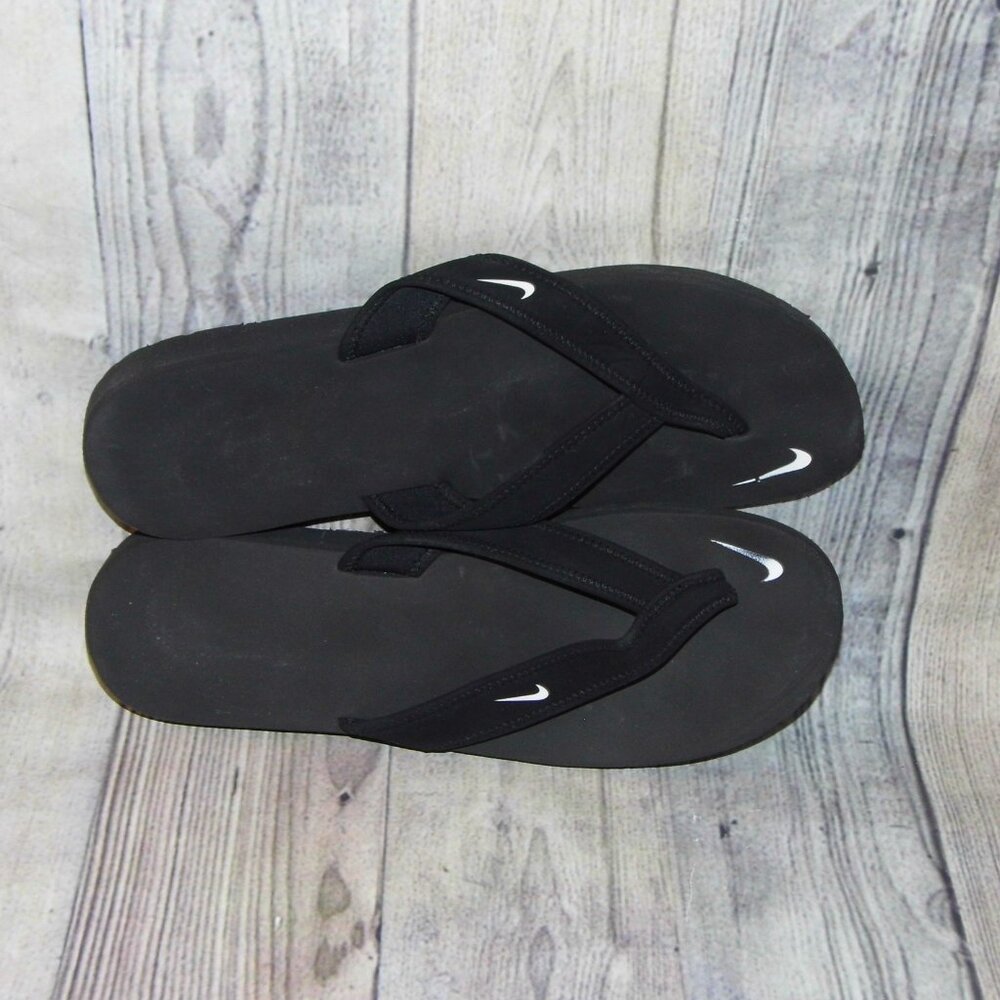 NIKE Celso Girl Black Thong Sandals Womens Size 11 - Picture 6 of 7